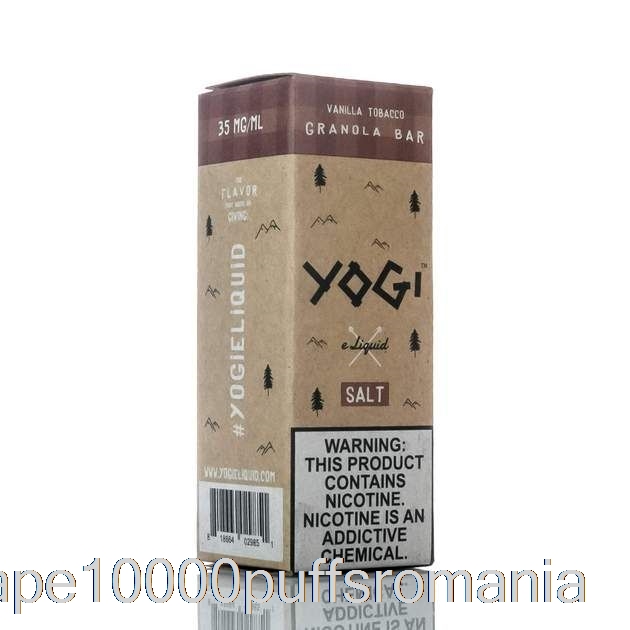 Baton Granola Vape Romania Tutun Vanilie - E-lichid Săruri Yoghine - 30ml 50mg